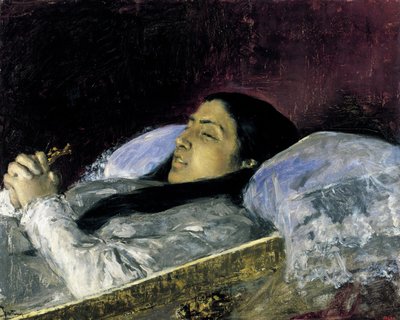 Miss Del Castillo on her Deathbed by Marià Fortuny